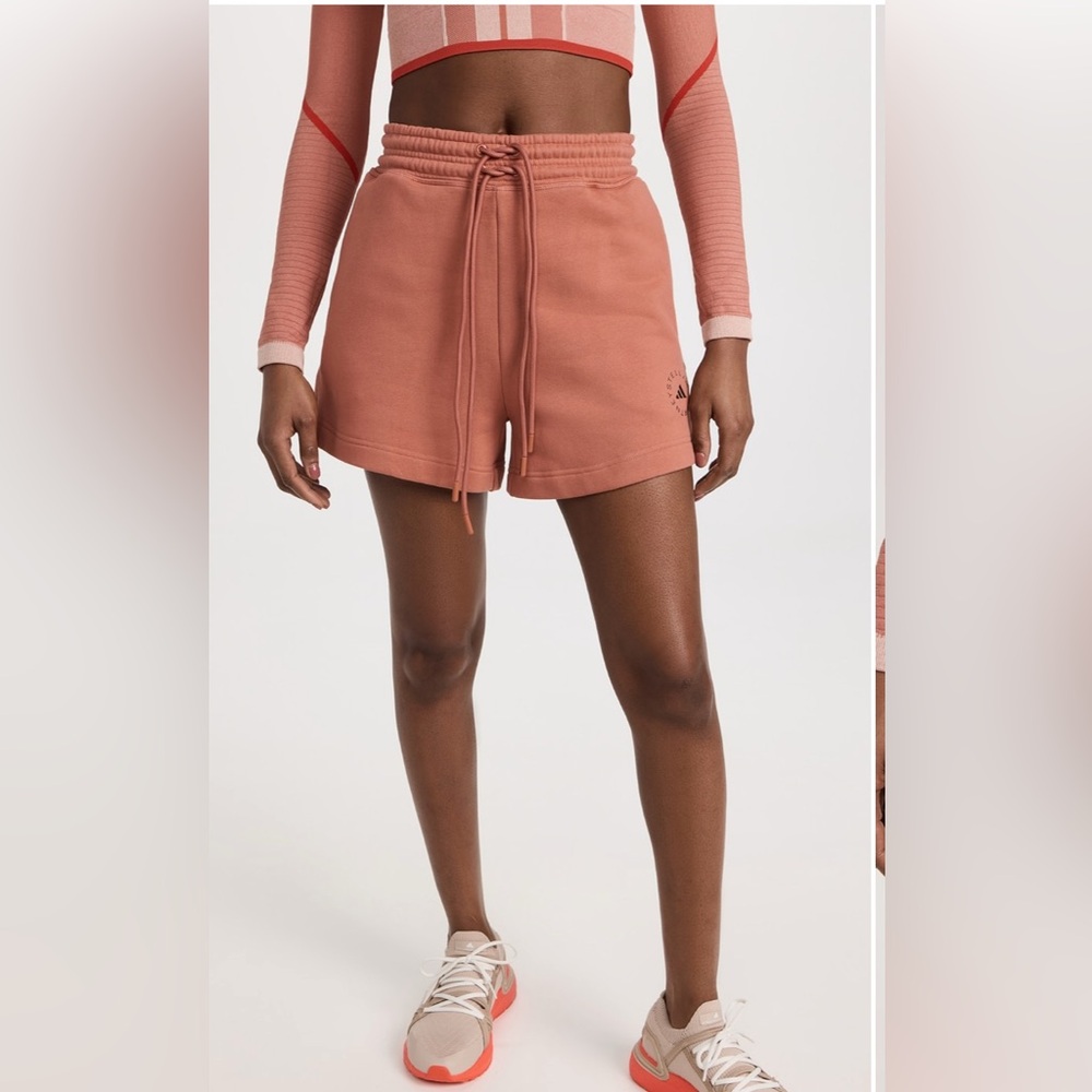 Adidas by Stella McCartney Clay-colored TrueCasuals Terry Shorts in Size M